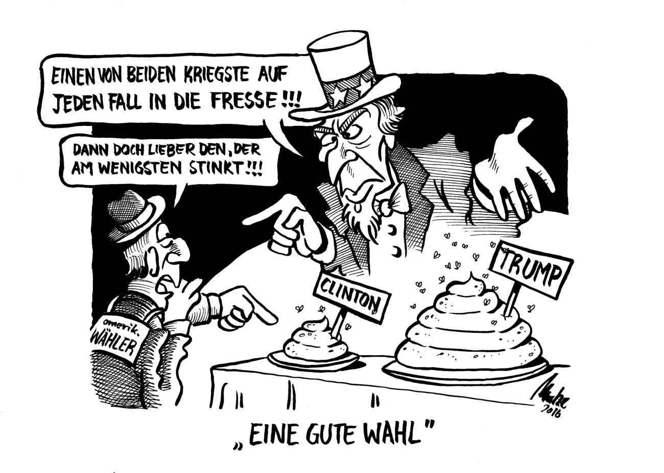 TrumpClintonWahlKlein